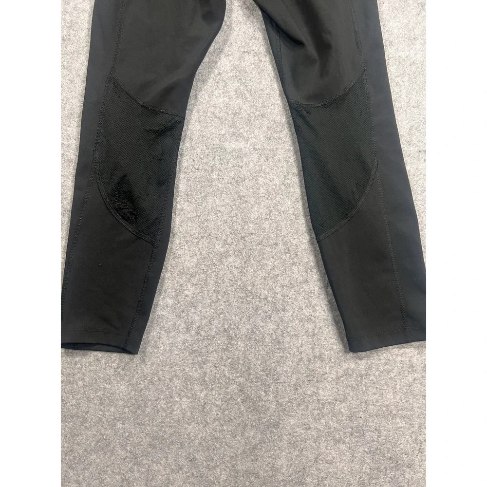 Nike Dri-FIT Running Leggings XS Black Mesh‎ Panels Pocket